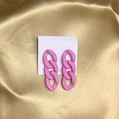 ReybyRupali Zig Zag Chain Earrings