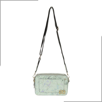 Aegte Blush Pink Marble Solid Box Crossbody Shoulder Bag with Detachable Broad Belt (7880088125653)