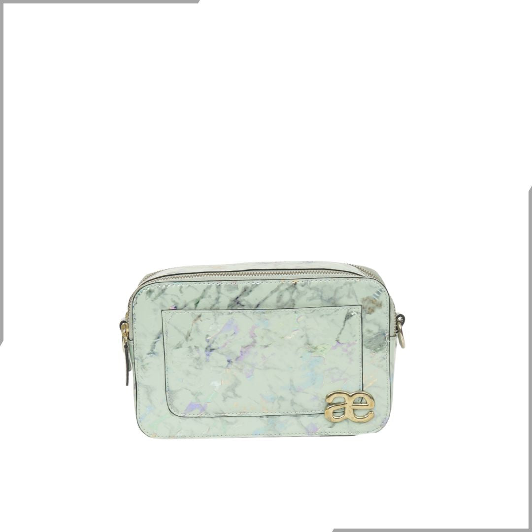 Aegte Blush Pink Marble Solid Box Crossbody Shoulder Bag with Detachable Broad Belt (7880088125653)