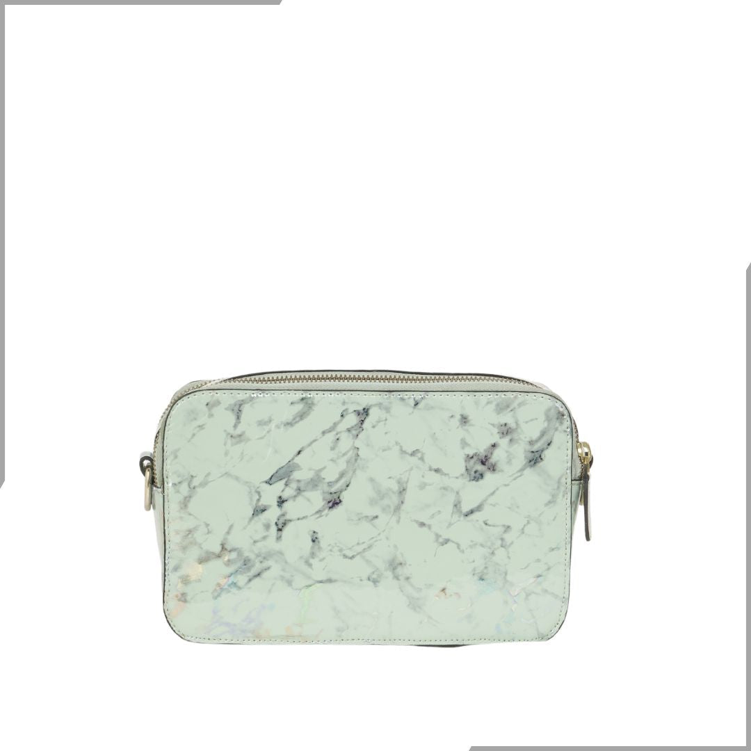 Aegte Blush Pink Marble Solid Box Crossbody Shoulder Bag with Detachable Broad Belt (7880088125653)