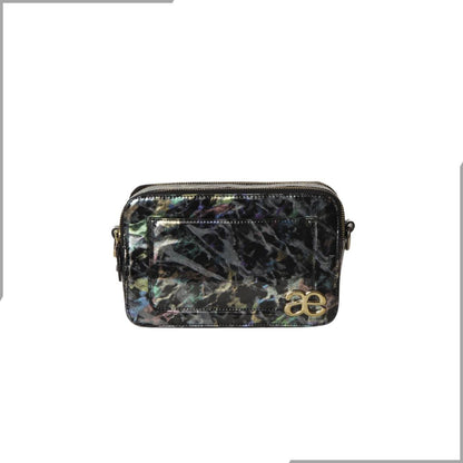 Aegte Aquamarine Marble  Solid Box Crossbody Shoulder Bag with Detachable Broad Belt (7880083505365)