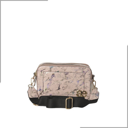 Aegte Aquamarine Marble  Solid Box Crossbody Shoulder Bag with Detachable Broad Belt (7880083505365)