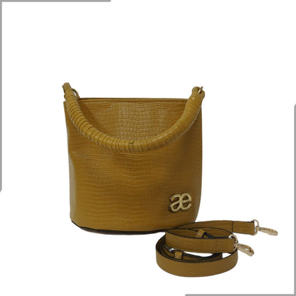 Aegte Silk Black Handbag with handwoven Cuff Hold & Long Sling Carry Belt (7854056964309)