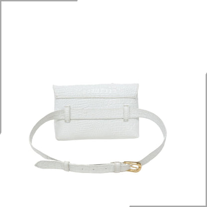Aegte Croco Black Waist Belt Bag (7895831314645)