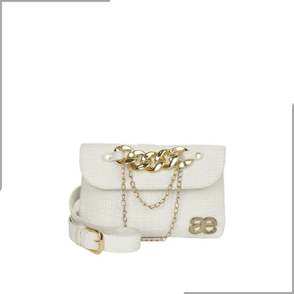 Aegte Croco Black Waist Belt Bag (7895831314645)