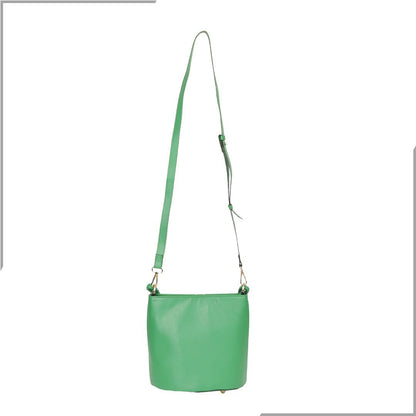 Aegte Barbie Pink Bucket Handbag with handwoven Cuff Hold & Long Sling Carry Belt (7880021016789)