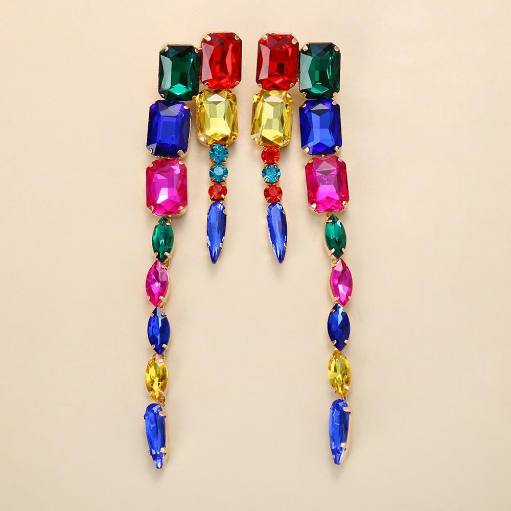 Aegte Multi Tone Cat Tail Statement Earrings | Defines Mood (7783573881045)