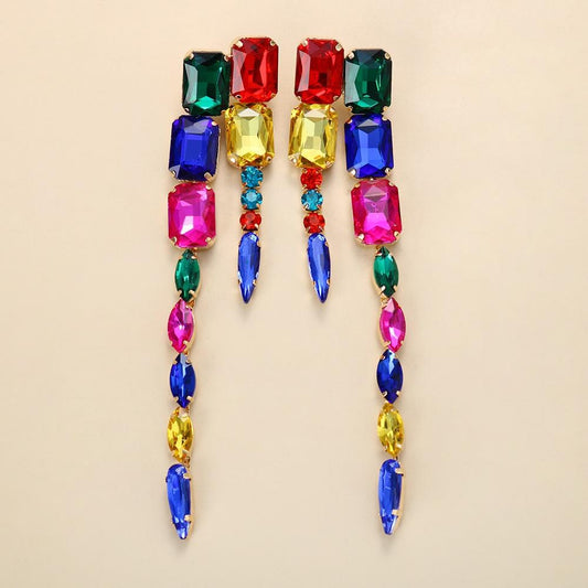 Aegte Multi Tone Cat Tail Statement Earrings | Defines Mood (7783573881045)