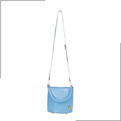 Aegte Barbie Pink Bucket Handbag with handwoven Cuff Hold & Long Sling Carry Belt (7880021016789)