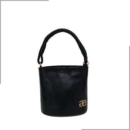 Aegte Barbie Pink Bucket Handbag with handwoven Cuff Hold & Long Sling Carry Belt (7880021016789)
