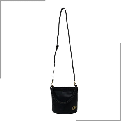 Aegte Barbie Pink Bucket Handbag with handwoven Cuff Hold & Long Sling Carry Belt (7880021016789)